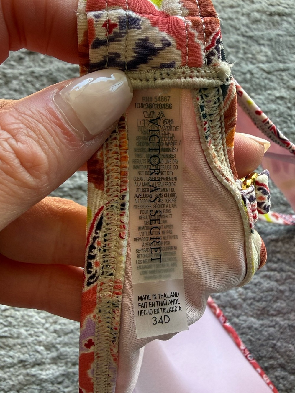Victoria’s Secret Angel Convertible Unforgettable Push Up Bikini | 34D - Picture 5 of 5